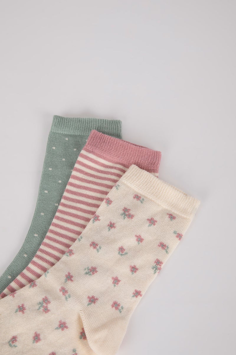 DeFacto Multicolour Woman Woman 3 piece Long Socks Casual - Image 5