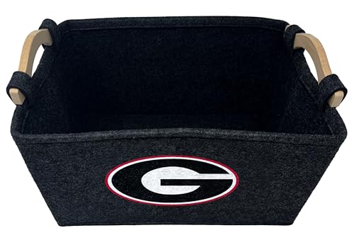 ShopInstaPets NCAA Officially Licensed Basket | Great for Dog Toys & Home Use (Georgia Bulldogs) - Image 2