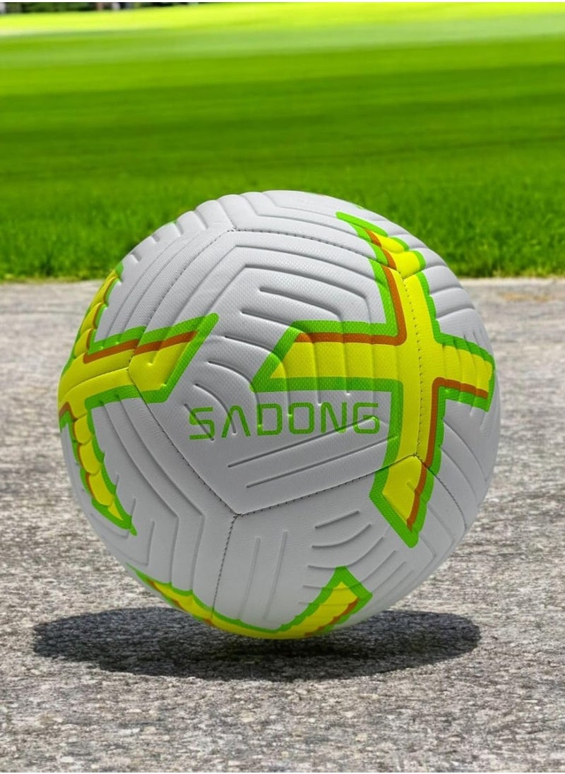 SportQ SportQ Professional Soccer Training Ball Size 5, Indoor Outdoor Soccer Training Ball for Soccer Players, Youth Soccer Fans, Training Competitions, Universal Ball  - Image 2