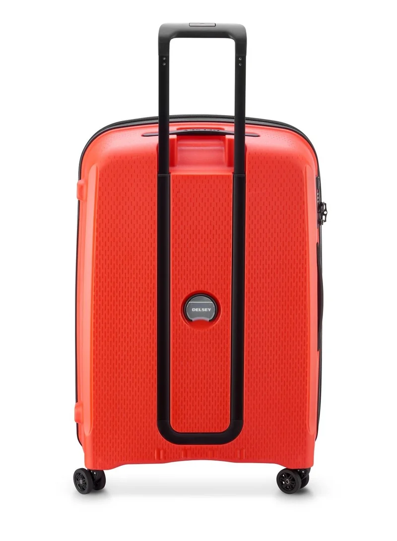 DELSEY Paris Belmont+ 71cm Hardcase 4 Double Wheel Expandable Check In Luggage Trolley Faded Red