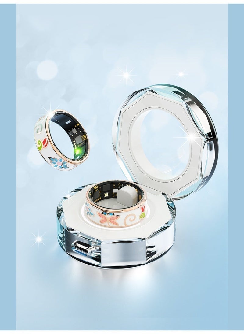 ‌زيكسينغ SMART RING ذكي مزود بالذكاء الاصطناعي، هدية مثالية مصنوعة من الفولاذ التيتانيوم، مقاوم للماء، مزود بدعم NFC، يدعم أوضاع رياضية متعددة، ويقدم مراقبة صحية شاملة — نموذج حصري خاص. - Image 2