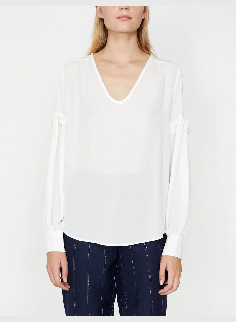 KOTON Sleeve Detailed Blouse