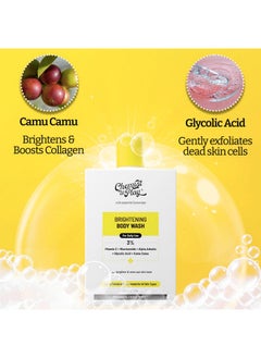 Chemist at Play Brightening Body Wash | Glowing Skin Vitamin C Bodywash | Helps To Reduce Fades Dark Spots, Evens Out Skin Tone | Alpha Arbutin | 30X Vitamin C With Camu Camu | For Women & Men | 236Ml  - Image 4
