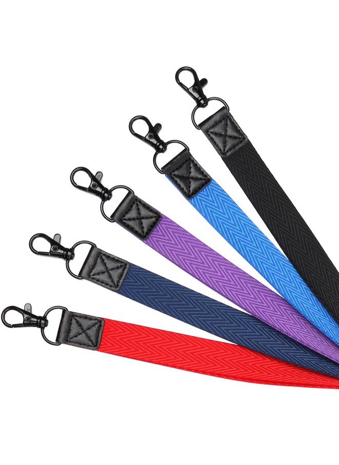 Lanyards Multicolour 5 Pack Neck Lanyard For Id Badge Holder Navy Blue Office Cute Lanyards For Keys Cruise Black Metal Hook Lanyard With Id Card Holder - pzsku/Z144DB8981458B97B0EB4Z/45/_/1735214682/e0b65bd8-2d6b-46ea-850f-eaefba2e69c3