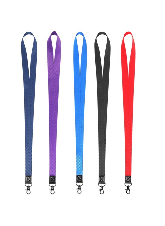 Lanyards Multicolour 5 Pack Neck Lanyard For Id Badge Holder Navy Blue Office Cute Lanyards For Keys Cruise Black Metal Hook Lanyard With Id Card Holder - pzsku/Z144DB8981458B97B0EB4Z/45/_/1735214683/ed7a510f-9e03-4633-a0e9-ecfd4ccb05ba