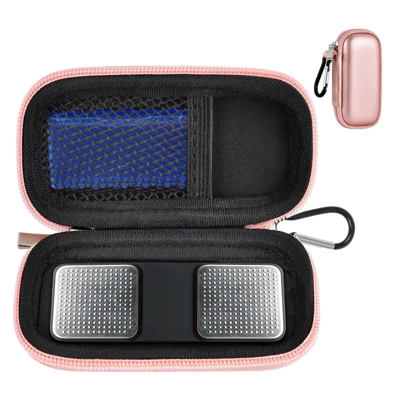 GWCASE حافظة لمراقب معدل ضربات القلب متوافقة مع AliveCor KardiaMobile EKG الشخصية / لـ AliveCor KardiaMobile 6L، 6L Max / لـ Sec Heart Monitor. حافظة تخزين تناسب منظم الحبوب - وردي ذهبي (صندوق فقط) - Image 1