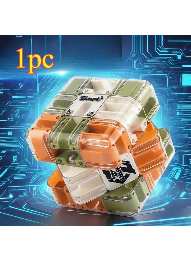 3D Maze Puzzle Cube Brain Teaser Educational Spatial Reasoning Game 1pc Single Color - Image 2