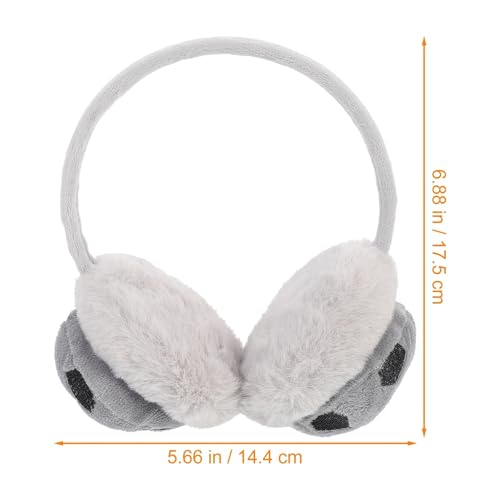 CLOTHERA Kid's Football Winter Warm Earmuffs (pack of 1) (Grey) - Image 4