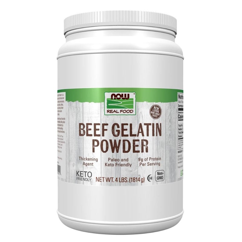 NOW Foods Beef Gelatin Powder Natural Thickening Agent Source of Protein 4Pound - Image 3