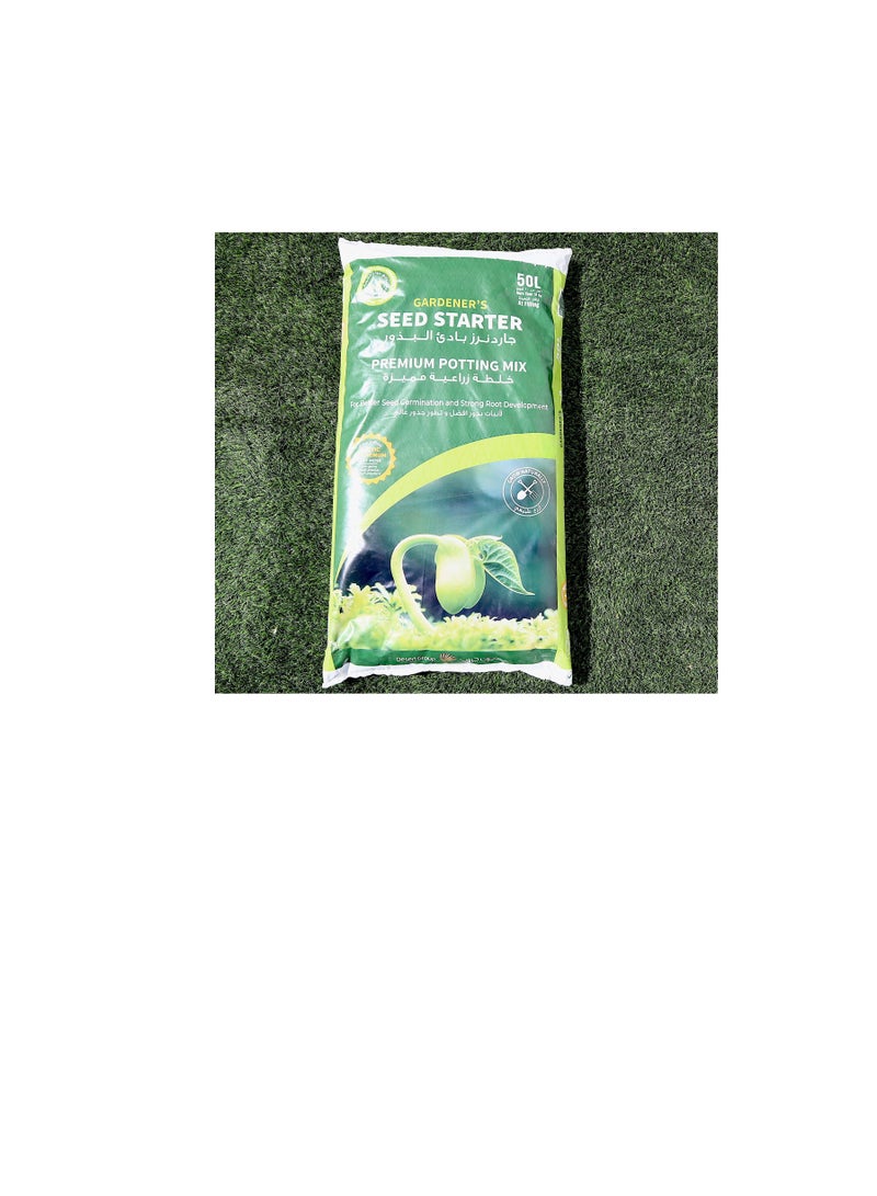 GARDENER'S Seed Starter Potting Mix Premium potting soil 10 LITER BAG - Image 3