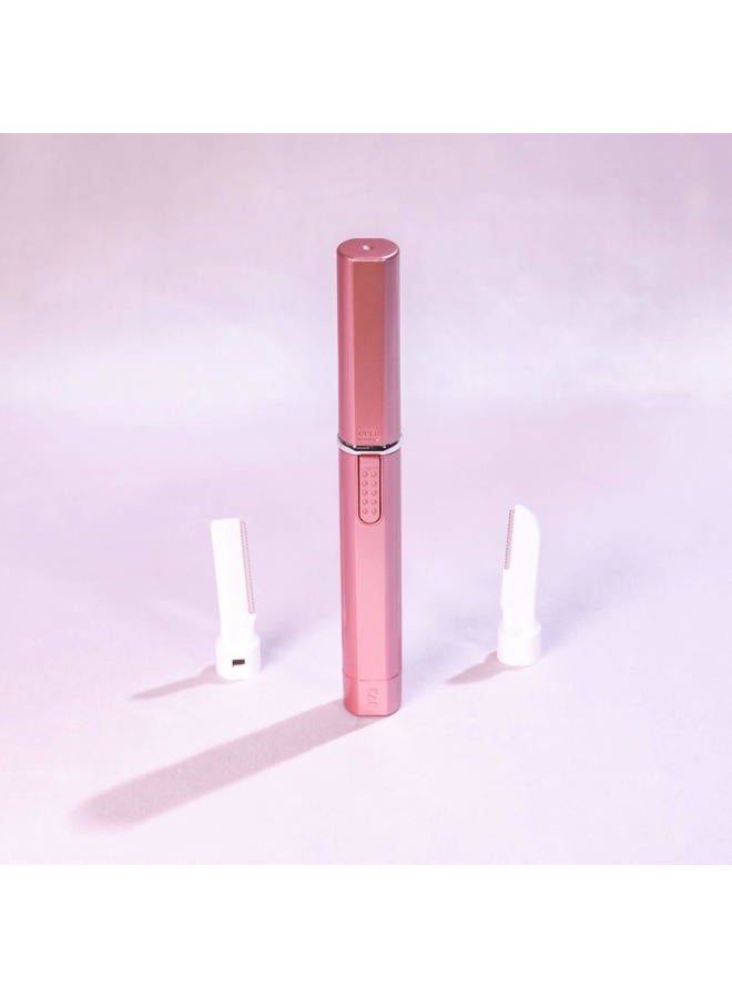 About Face Sonic Beauty Wand - Electric Facial Hair Remover and Bonus Eyebrow Shaper, Ideal for Shaving, Exfoliating and Brow Shaping, Epilator for Men & Women  - Image 4
