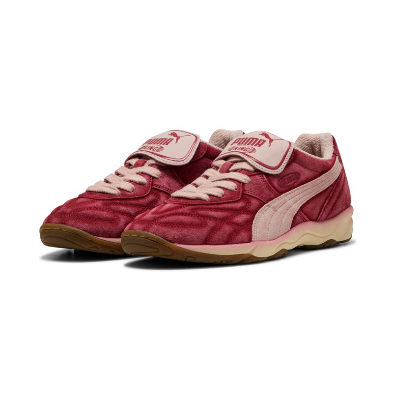 PUMA KING Indoor The NeverWorn V Mens Red Sneakers - Image 4