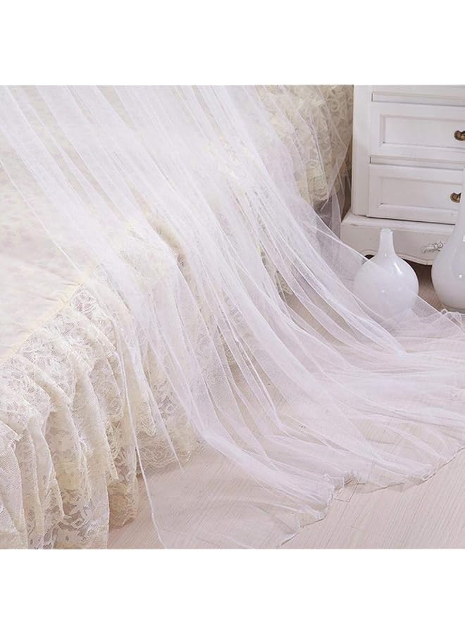 erorex Round Hoop Bed Canopy Mosquito Net For Fit Crib Twin Full Queen King  - Image 2