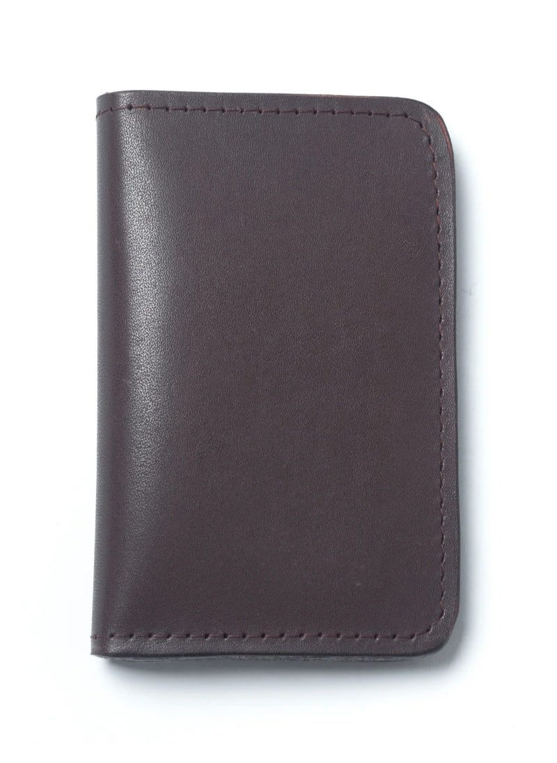 Odra Leather Men's Vertical Wallet NO22 – Dark Brown | Genuine Natural Leather, Sleek & Stylish  - Image 4