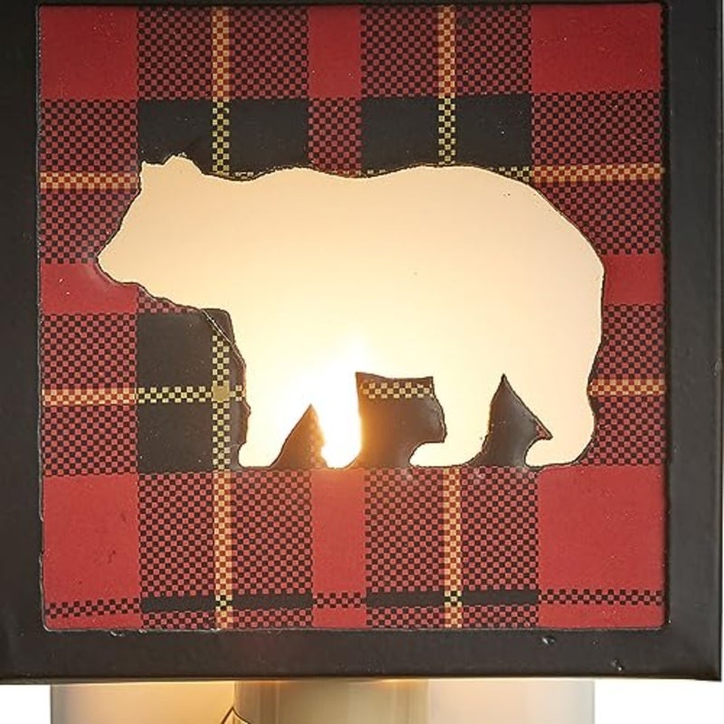 Sportsman Plaid Bear Night Light - Image 3
