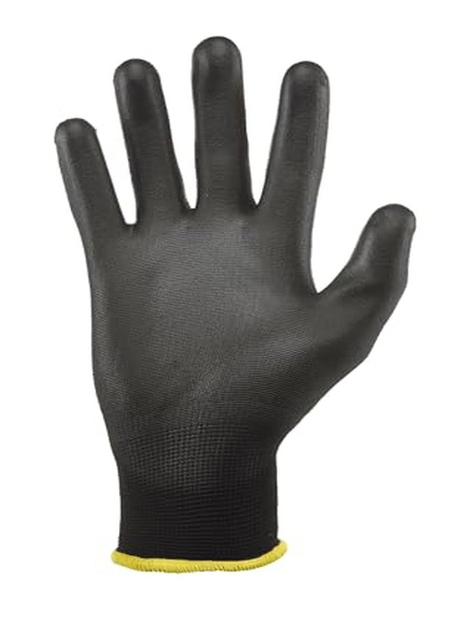 grease monkey Gorilla Grip Work Gloves, Never Slip Maximum Grip All-Purpose, Gloves for Men, Superior in Wet, Dry, Oily Conditions, Polymer Palm, Medium Size, 5 Pairs, Black/Blue | 25041-25 - Image 3