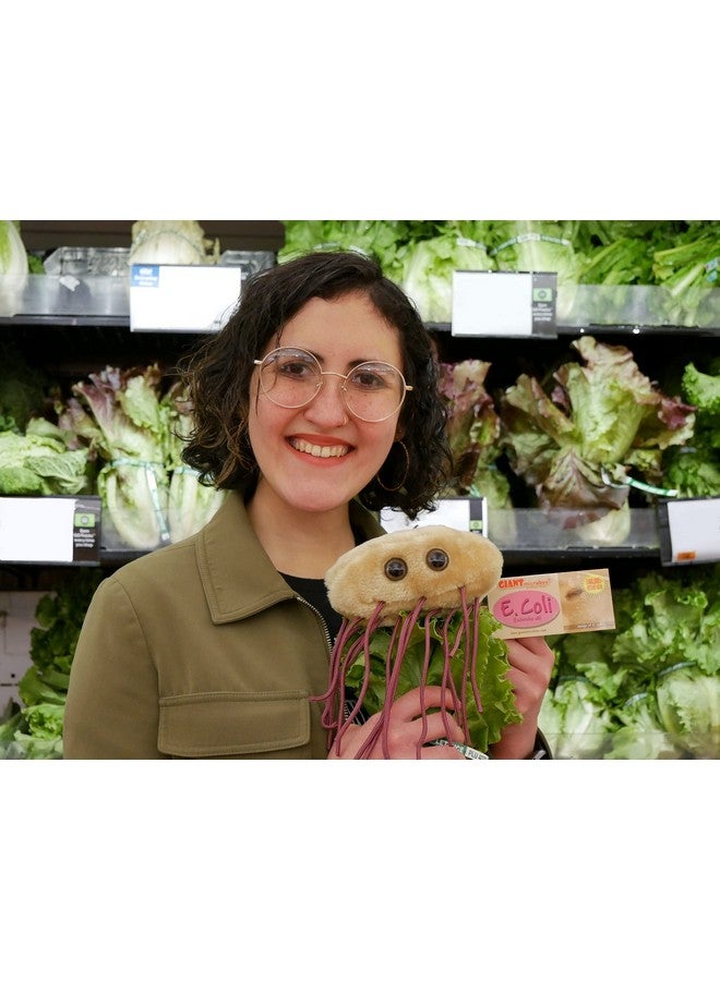 Giant Microbes GIANTmicrobes E. Coli Plush - Learn About The Importance of Gut Health and Food Safety with This Unique Fun Gift for Families, Teachers, Chefs, Doctors, Gastroenterologists, Students and Scientists - Image 3
