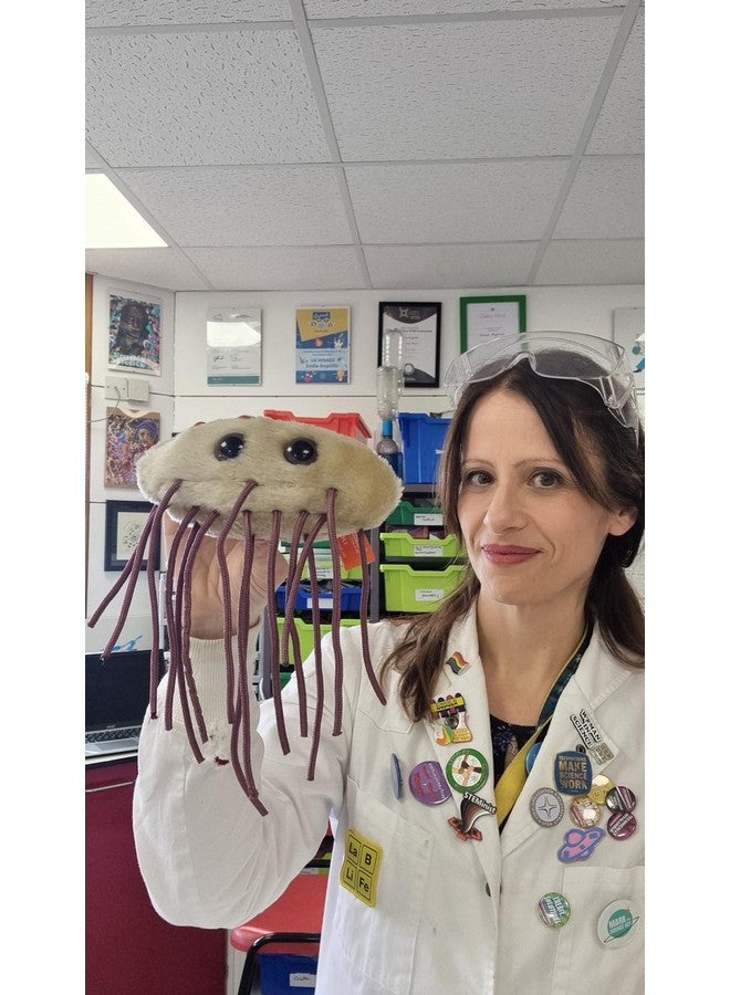 Giant Microbes GIANTmicrobes E. Coli Plush - Learn About The Importance of Gut Health and Food Safety with This Unique Fun Gift for Families, Teachers, Chefs, Doctors, Gastroenterologists, Students and Scientists - Image 5