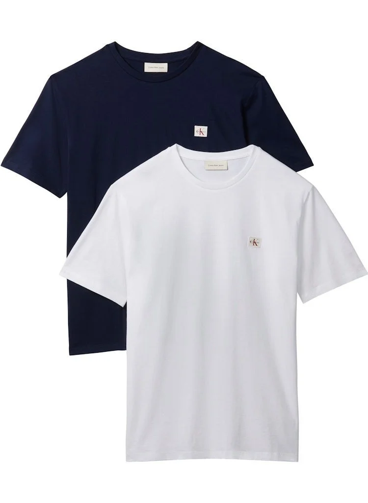 Calvin Klein Jeans 2 Pack Cotton Badge T-shirts