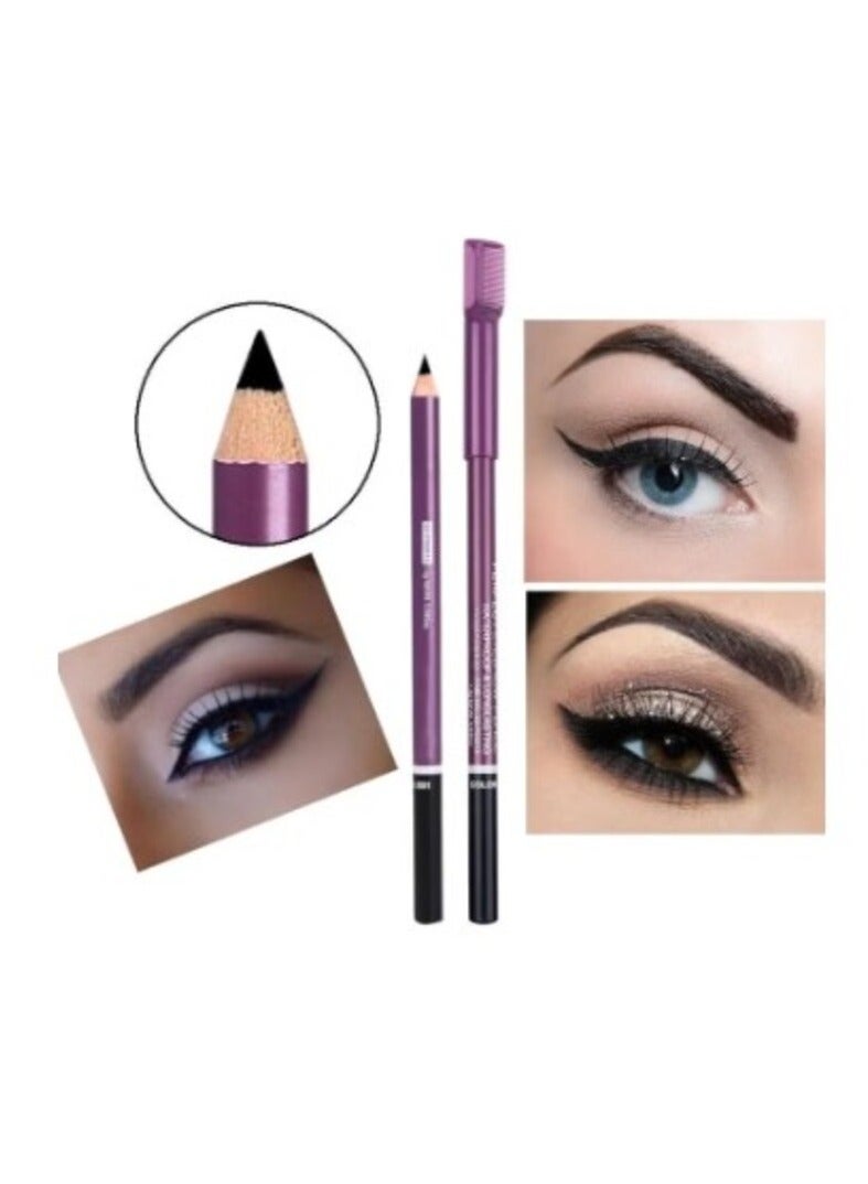 ميناو قلم حواجب مع مشط لون 002 بني غامق - Image 1