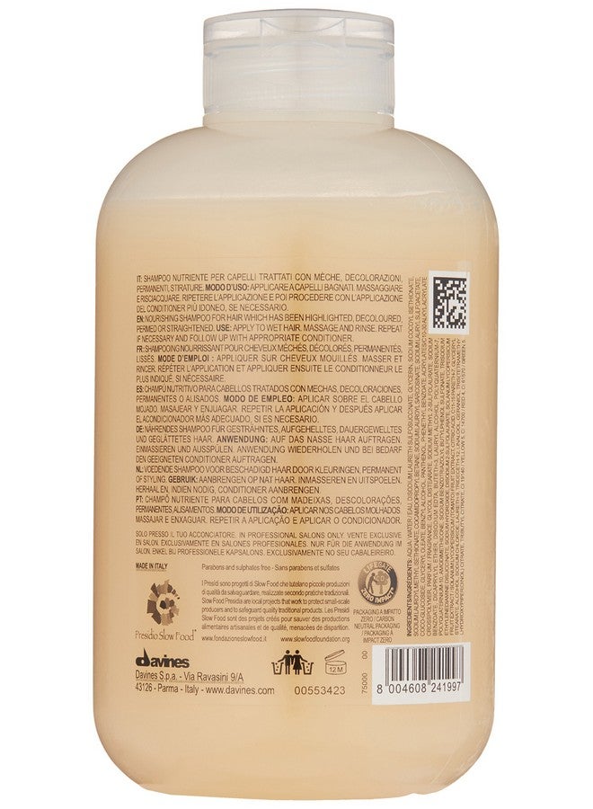 Davines Nounou Shampoo ; Hydrating Deep Shampoo For Bleached Permed Relaxed Damaged Hair Or Very Dry Hair ; Replenishes Chemically Processed Hair ; 8.45 Fl Oz (Pack Of 1) - Image 3