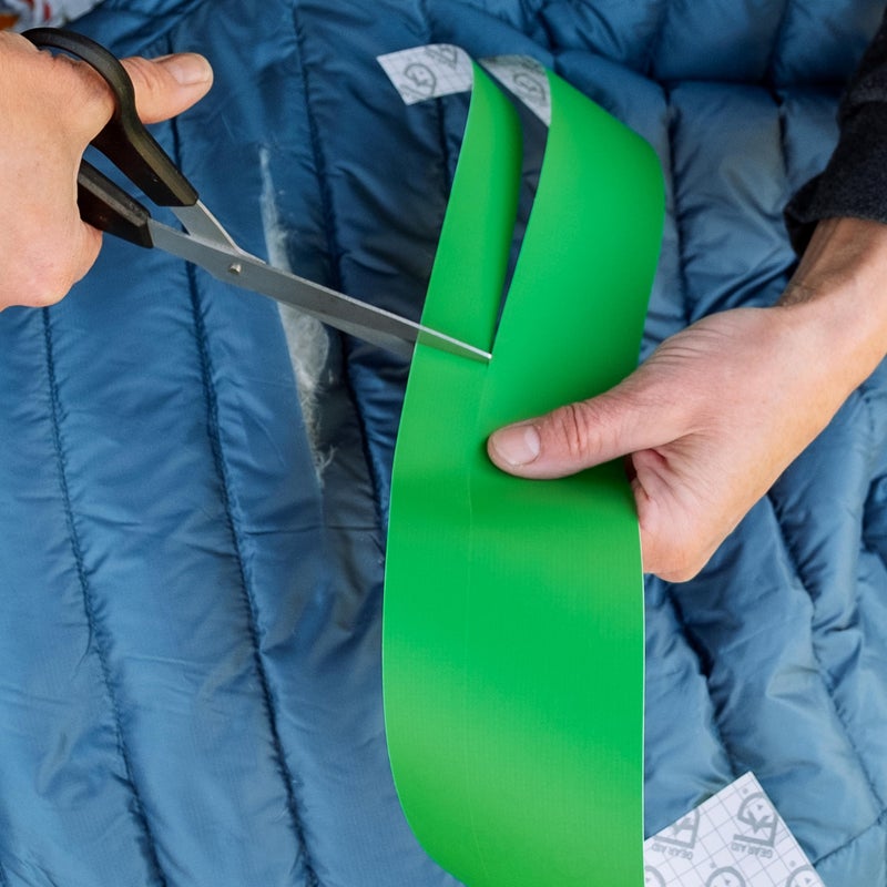 GEAR AID Tenacious Tape 3â€x20â€ Fabric and Vinyl Gear Repair Tape, Quickly Fix Holes and Rips in Puffy Jackets, Rain and Snow Gear, Tents, Sleeping Bag and More, Blue, 2 Pack - Image 5