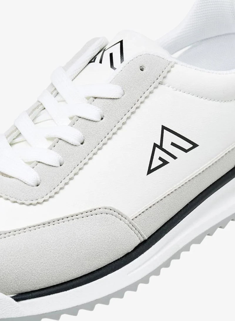 Oaklan by Shoexpress WHITE Women Panelled Lace-Up Sports Shoes for Women | Best Price UAE