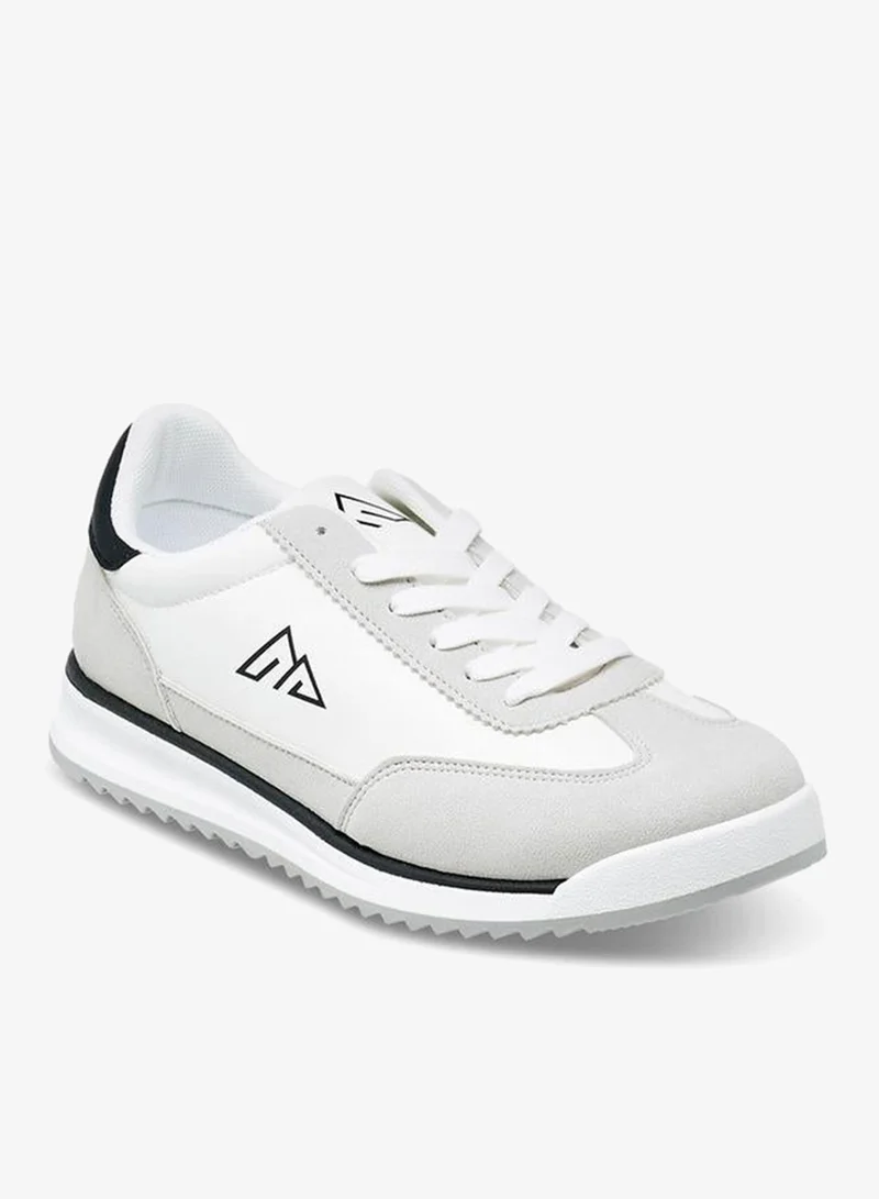 Oaklan by Shoexpress WHITE Women Panelled Lace-Up Sports Shoes for Women | Best Price UAE