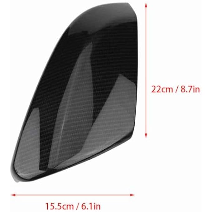 ريحني طبقات تغطية مرآة خفيفة مرتين لسيارة سيدان كوبيه 20162019 ممارسة مغطاة بمرآة جانبية لباب السيارة، غطاء الجودة من المصنع المحترف - Image 5