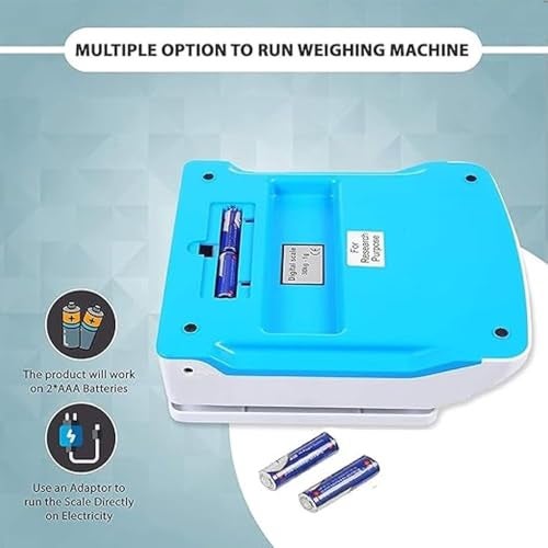 Dr. Care Digital Baby Weighing Scale for Newborns, Infant & Toddler Tray, Measures Up to 30kg, LCD Display, Accurate & Lightweight Baby Weight Machine TS-500 (White) - Image 3
