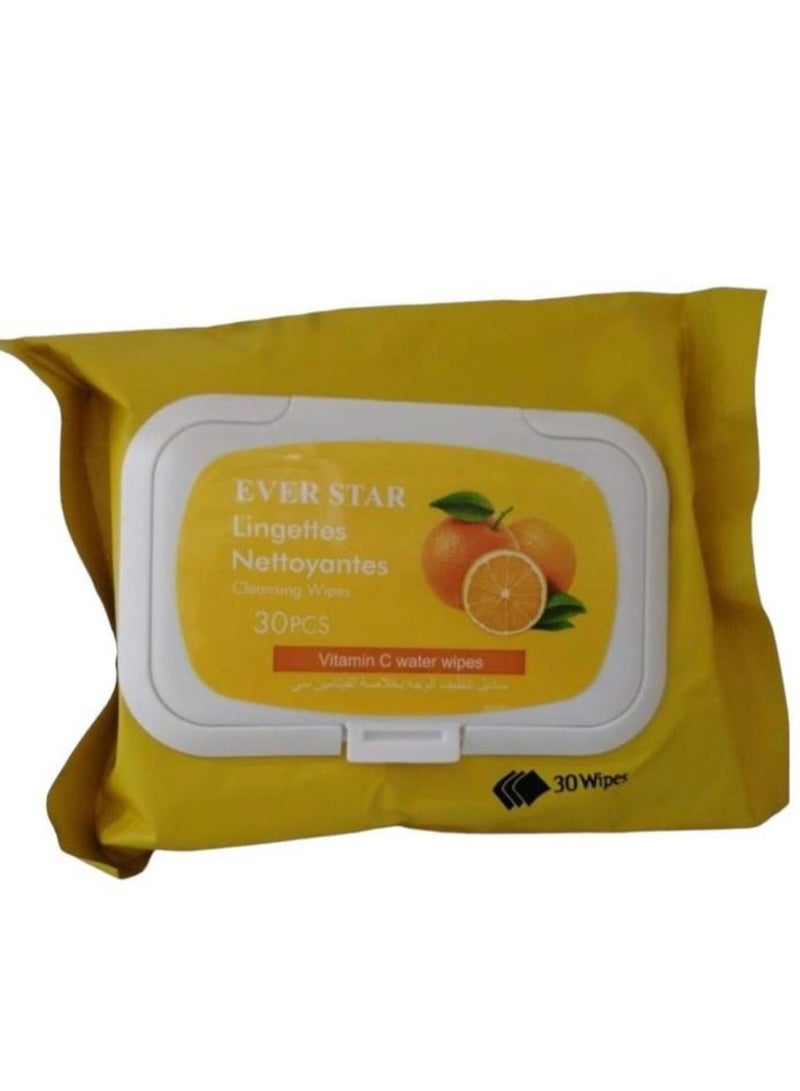 Ever star 30+30 Pieces Makeup remover wipes With vitamin C extract - Image 2