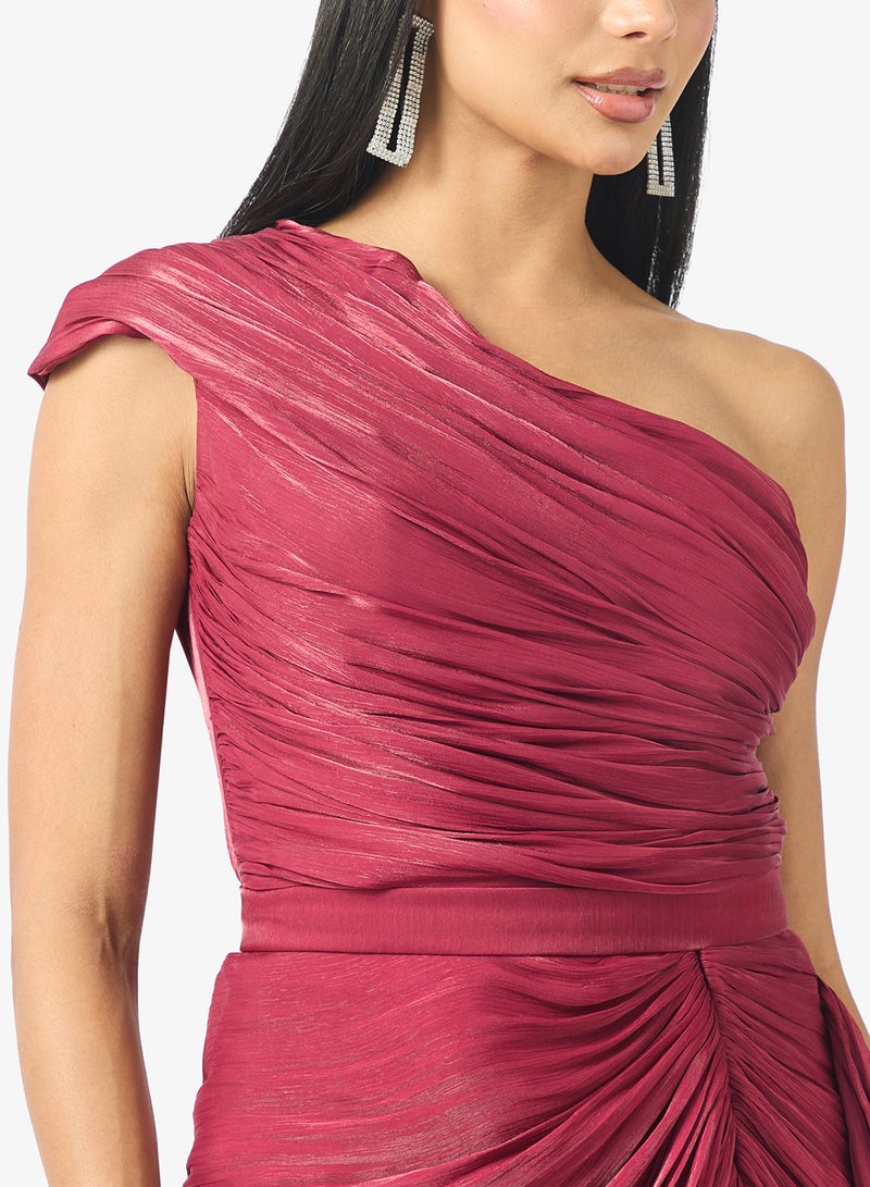 Namshi x draped evening dress - Image 3