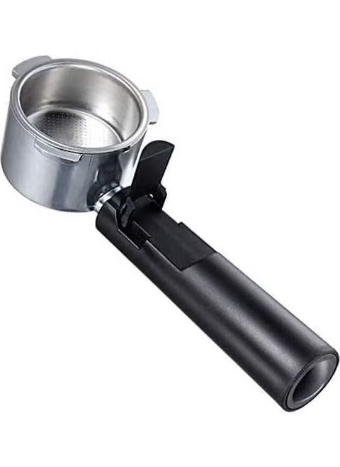 Coffee Bottomless Stainless Steel Portafilter With Filter Basket Black 51mm