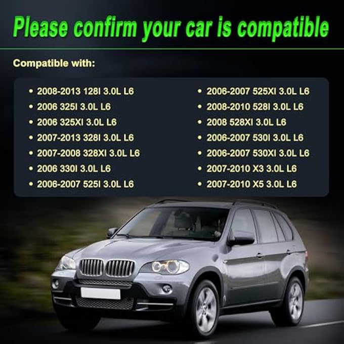 SHICHU 180A Alternator Compatible with 18-13 128I,06 325I 325XI 330I,07-13 328I,07-08 328XI, 06-07 525I 525XI 530I 530XI,08-10 528I,08 528XI,07-10 X3 X5,Replace for:Valeo 439560 12317521178 11260N - Image 3