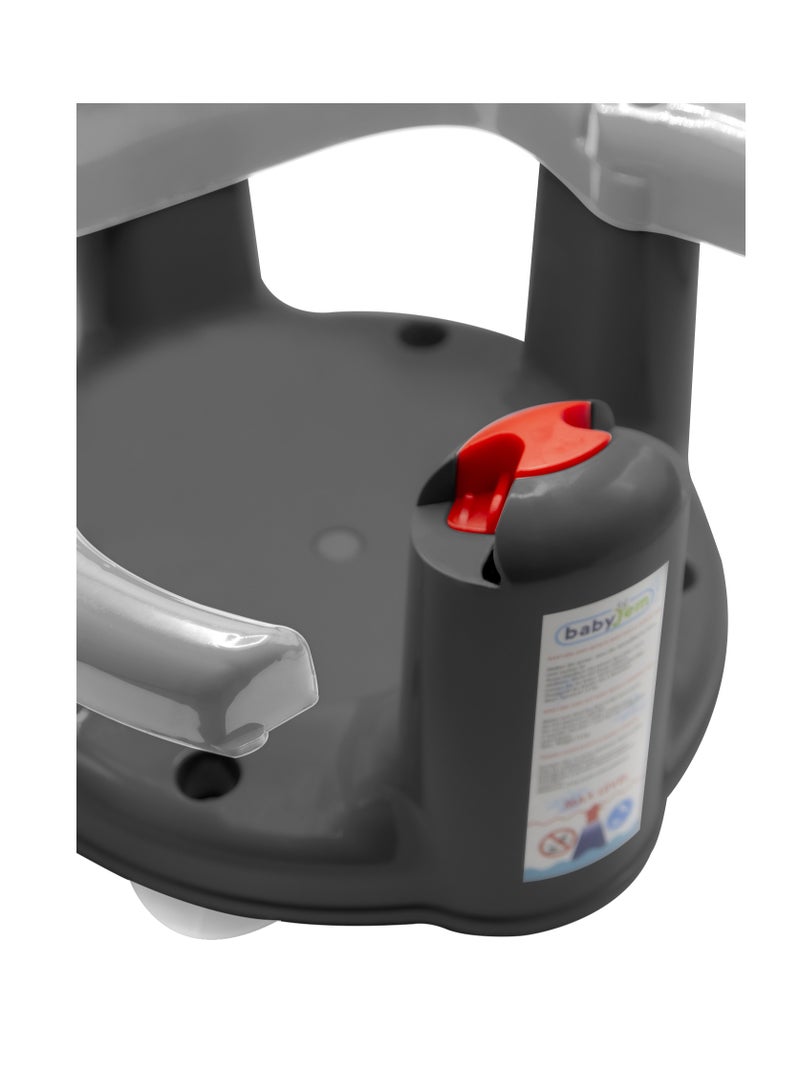 BabyJem Anti-Slip Baby Bath And Feeding Seat, 6+ Months - Grey - Image 5