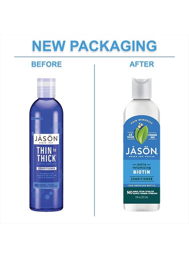 Jason Conditioner, Thin to Thick Extra Volume, 8 Oz - Image 3