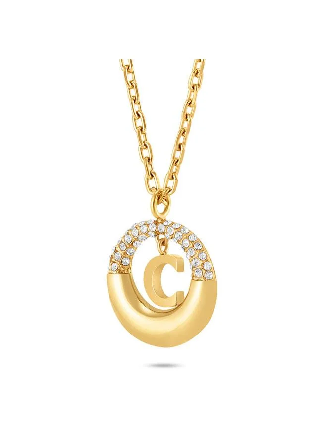 CERRUTI 1881 Valeria Gold Plated Stainless Steel Necklace for Women 450mm