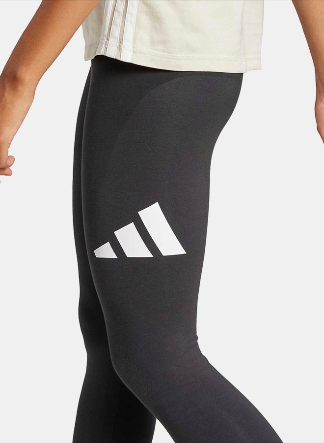 Adidas Essentials Big Logo Cotton Leggings - Image 2