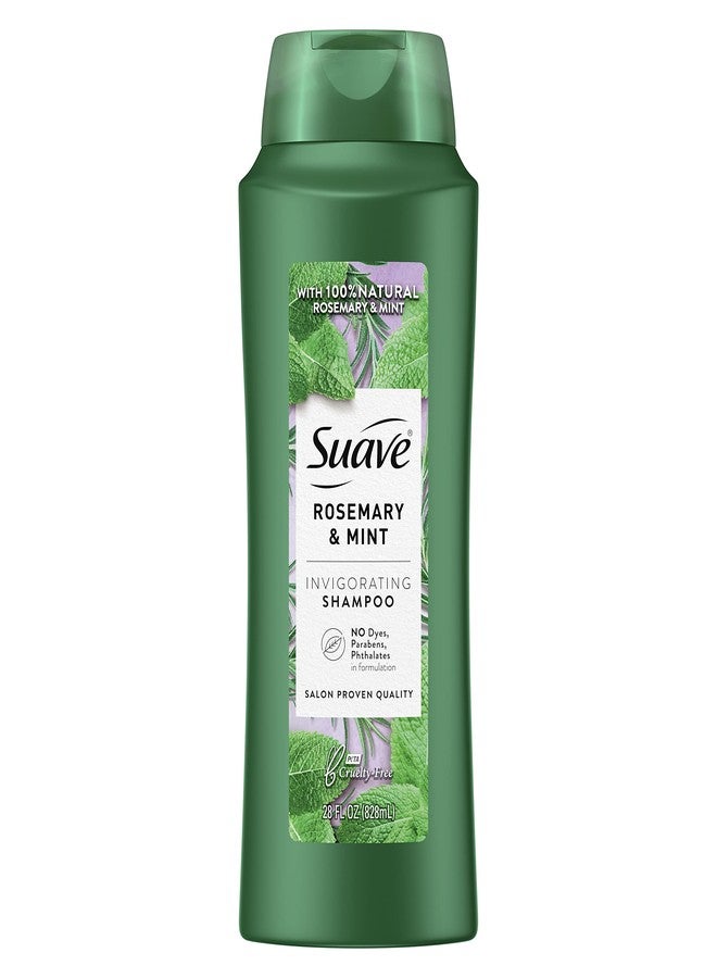Suave Professionals Invigorating Shampoo for Dry and Damaged Hair Rosemary and Mint Paraben free and Dye free Hair 28 oz - Image 1