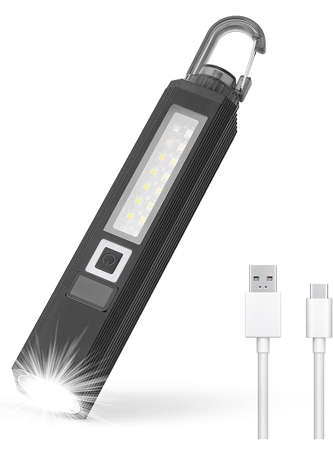 KASTWAVE Super Bright LED Flashlights Handheld Tactical Flashlights Compact USB Rechargeable Multiple Lighting Modes for Hiking Camping Hurricane Outage - Image 1