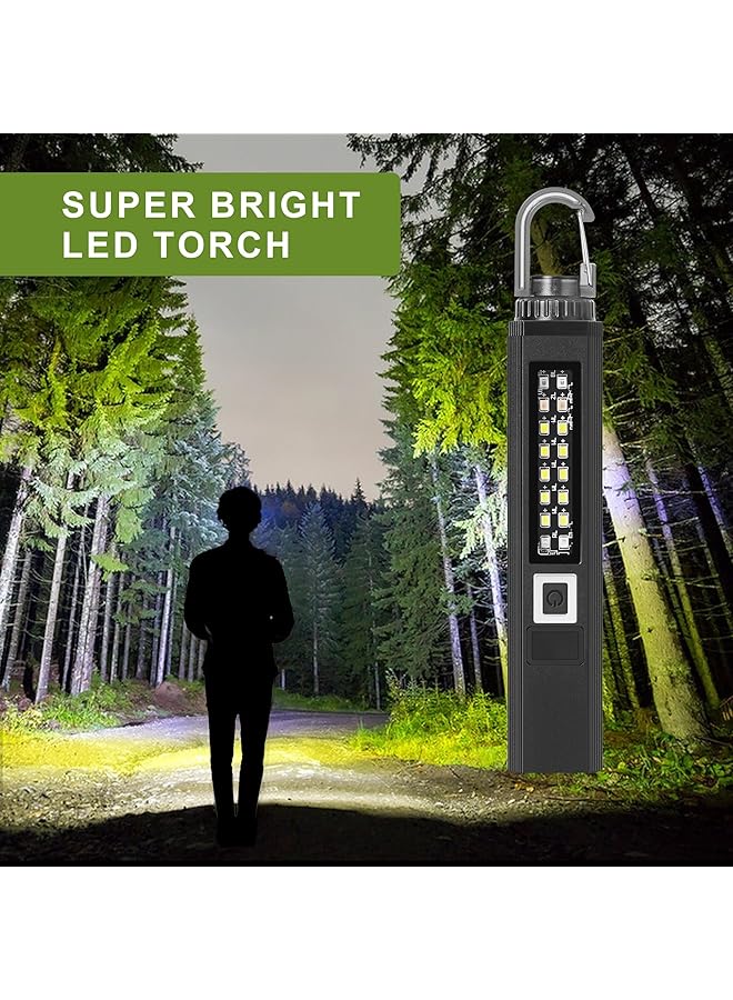 KASTWAVE Super Bright LED Flashlights Handheld Tactical Flashlights Compact USB Rechargeable Multiple Lighting Modes for Hiking Camping Hurricane Outage - Image 3