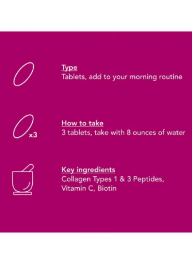 لايفسل نيوسيل، سوبر كولاجين ببتيدات سوبر كولاجين + فيتامين سي وبيوتين 3 جرام كولاجين في الحصة الواحدة خالي من الغلوتين يعزز صحة الشعر والبشرة والأظافر، مكمل غذائي، 60 كبسولة - Image 4