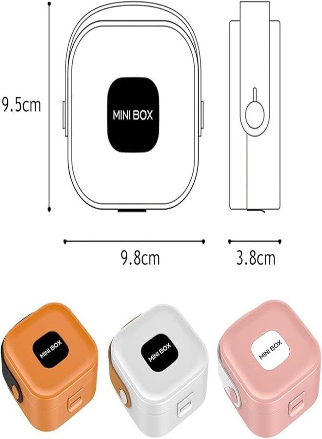 Flygon Mini Jewellery box Storage Case - Portable Travel Jewellery Organizer with Multiple Compartments for Earrings, Necklaces, and Accessories - Ideal for Safekeeping jewellery (MULTI COLOUR) - Image 2