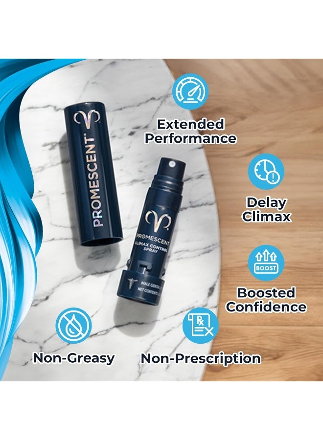 Promescent Prolonging Delay Spray for Men Unique Topical Lidocaine Formula for Better and Maximized Sensation and Climax (3 Travel Size Pack) - Size 2.6 ml - Image 2