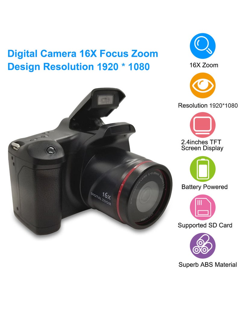 كاميرا رقمية 16X F-ocus Zoom دقة التصميم 1920*1080 تدعم بطاقة SD - pzsku/Z144F4C619C4B2399AF16Z/45/_/1698379091/de76949e-d329-4cf9-bb98-97cfb34fe55e