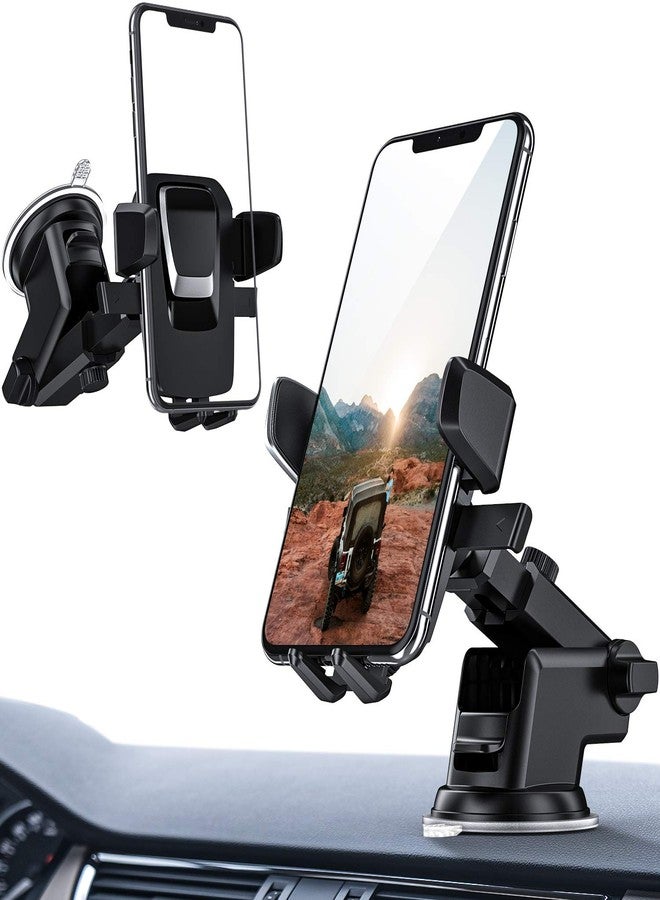 ORIbox Car Phone Mount, Dashboard Car Phone Holder, Washable Strong Sticky Gel Pad Fit for All Cell Phones - Image 1