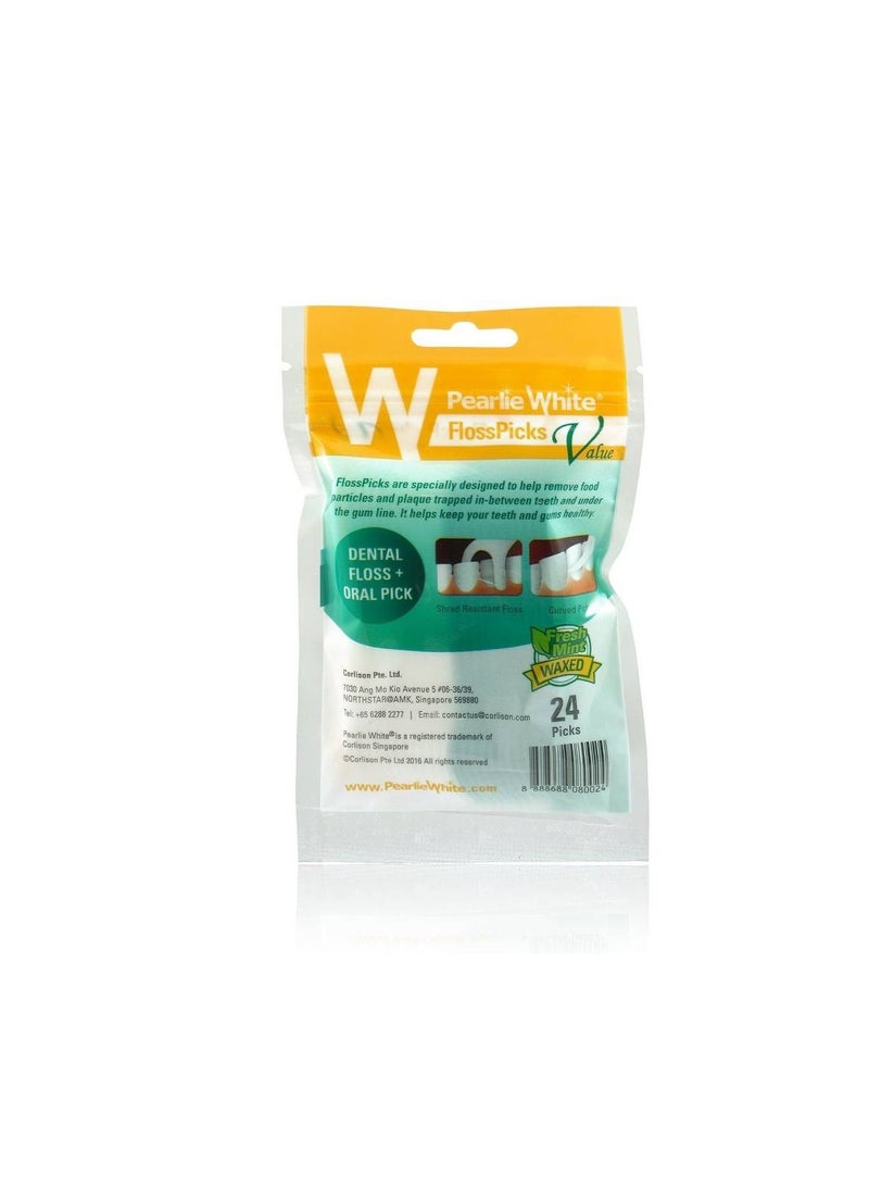 Pearlie White Flosspicks 24S - Image 2