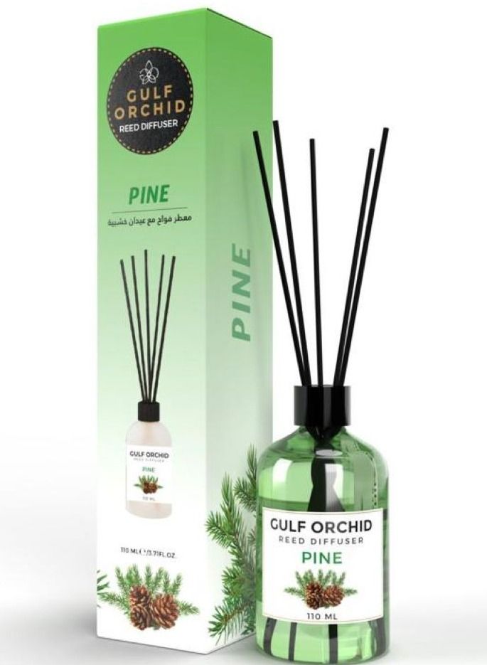 جولف أوركيد فواحة مع أعواد خشبية برائحة الصنوبر 110مل