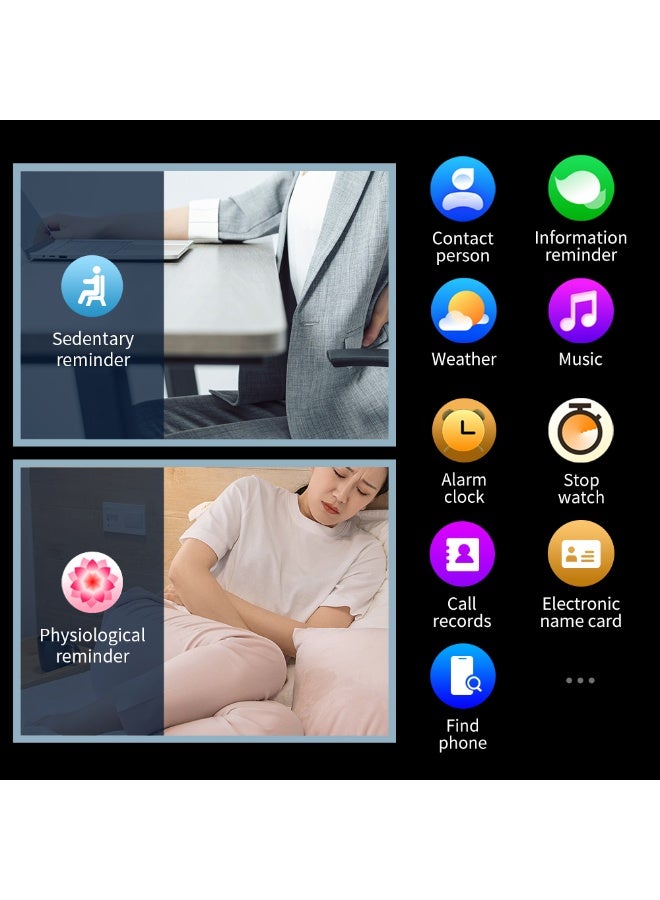 Kumi GW6 Smartwatch 1.43″ AMOLED Display, Bluetooth Calling, AI ChatGPT, 100+ Sports Modes – Black - Image 3