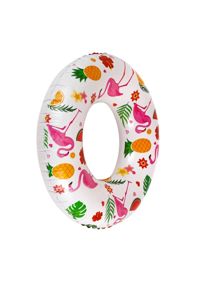 إبسلون عوامة سباحة إبسيلون فلامنغو - 76 سم (30 بوصة)، أنبوب عائم للسباحة، مناسب للأعمار من 3 إلى 6 سنوات/ مثالية للشاطئ وحمام السباحة واللعب في الماء | EPSSE1657 - Image 2